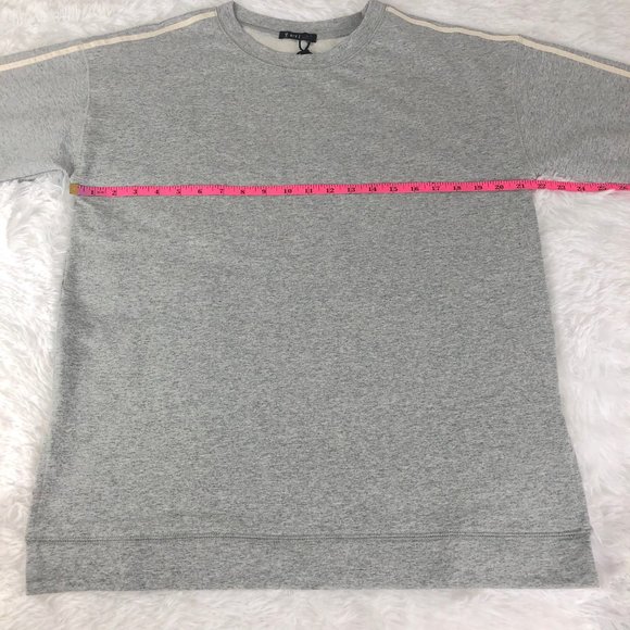 Heather Grey Sweatshirt Long Sleeve 100% Cotton M - Picture 7 of 10